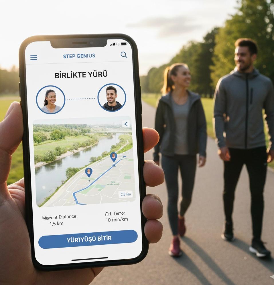 Step Genius Uygulama Ana Ekranı - Global Bağlantı