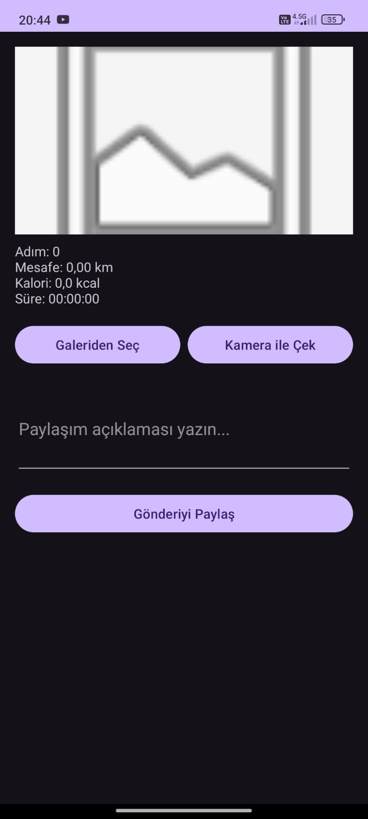 Rota Üzerinde Anlık Fotoğraf Paylaşımı